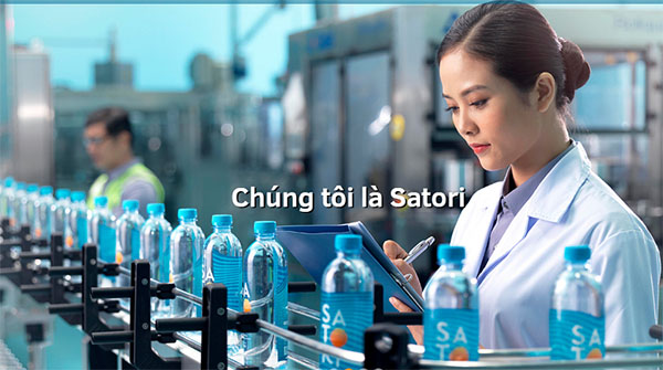 Nhà phân phối nước uống SATORI tại TPHCM, đại lý giao nhanh miễn phí